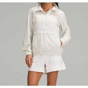 lululemon athletica Ivory White Lightweight Utility Pullover Jacket